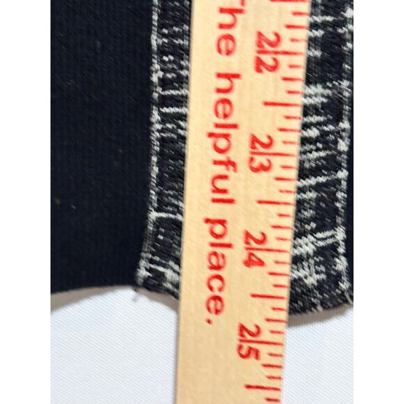 Zella Marled Space Dyed Zip-Up Hoodie Black White Womens plus SZ 2X Activewear - Picture 8 of 9